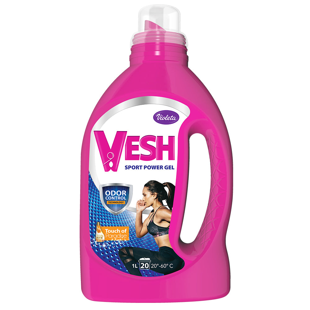 Waschmittel VESH Sport Power Gel 1L.