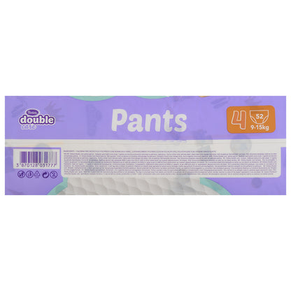 Windel/Pants Double Care 4  (9 - 15 kg), 52 Stk.