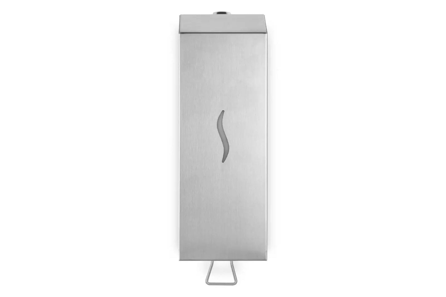 Liquid soap dispenser, stainless steel 1L.