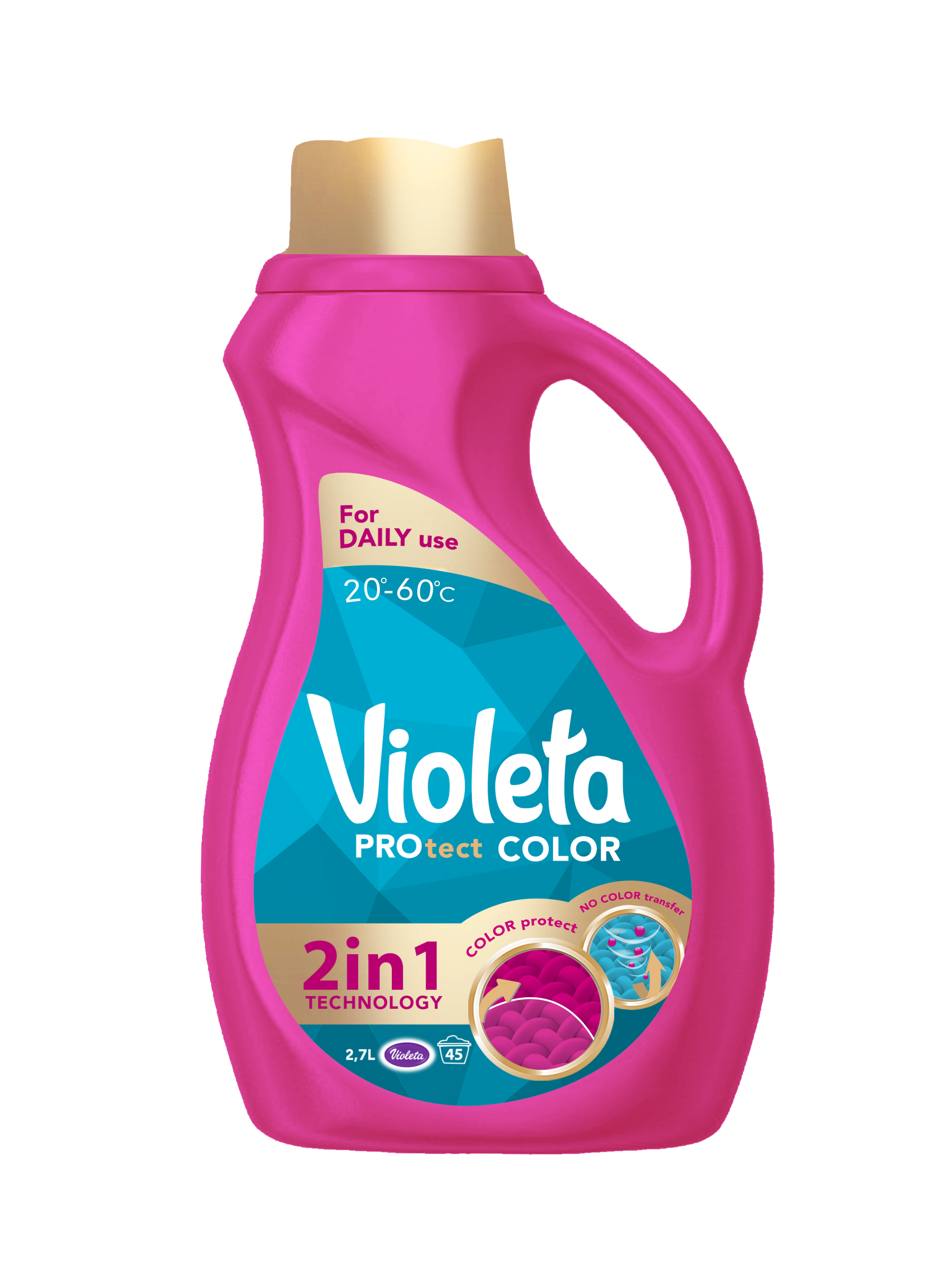 Waschmittel Violeta PROtect COLOR 2,7 L,Ellak 